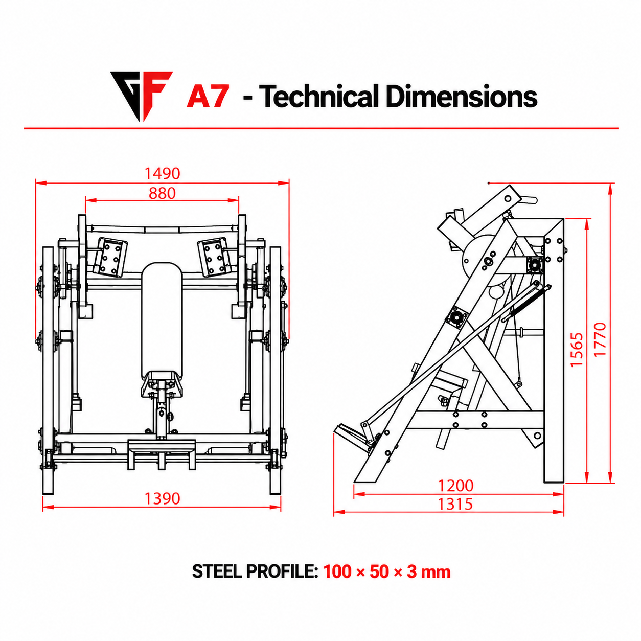 A7-Pullover Machine-Dimensions A7-Pullover Machine-Dimensions