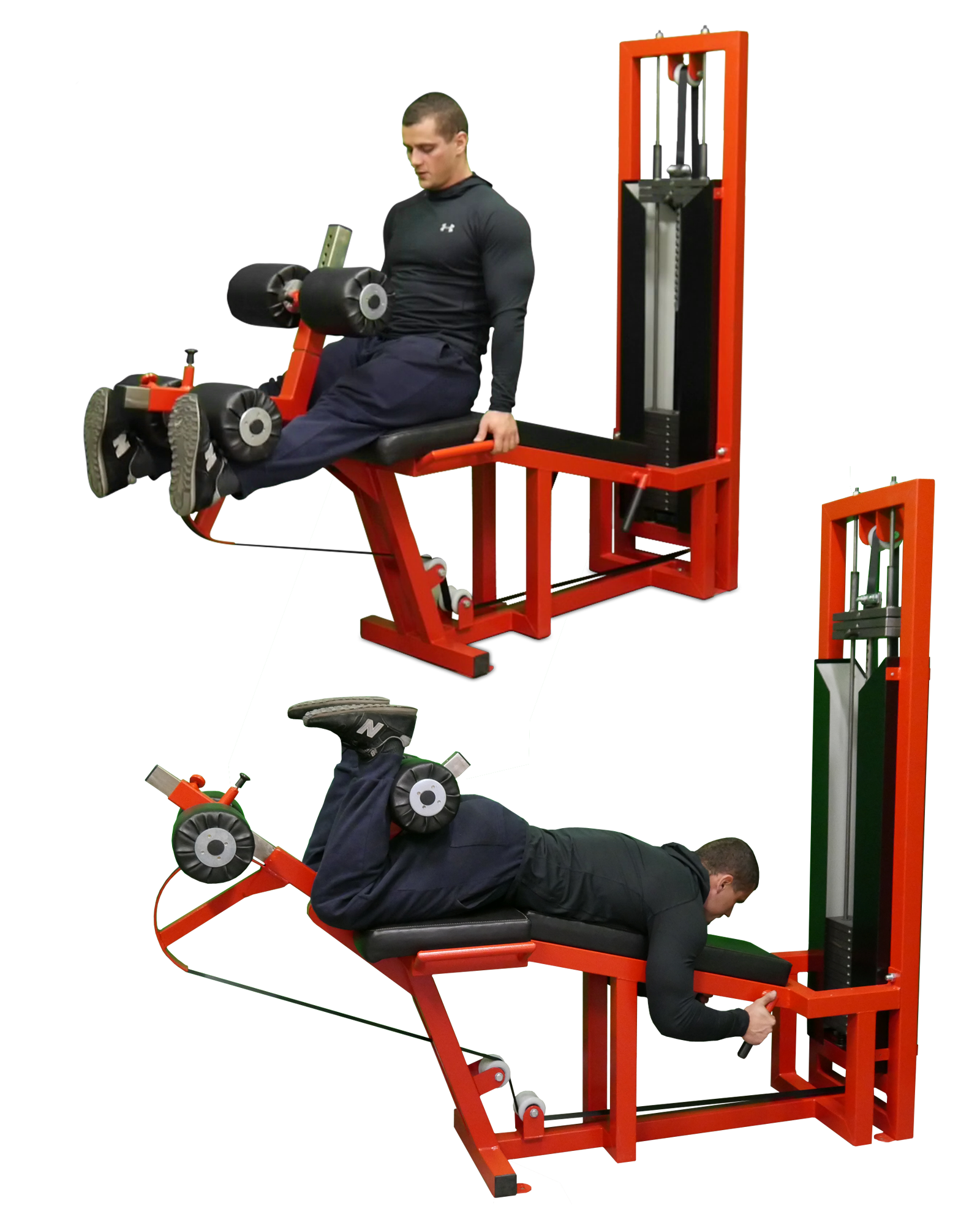 Leg Extension Leg Curl Machine - gymequip.eu