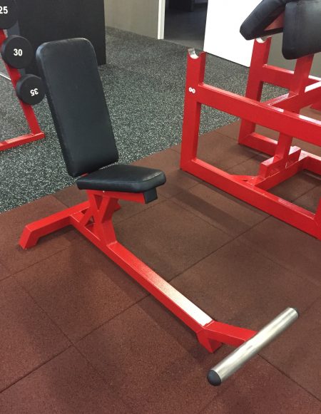 Stationary bench online press