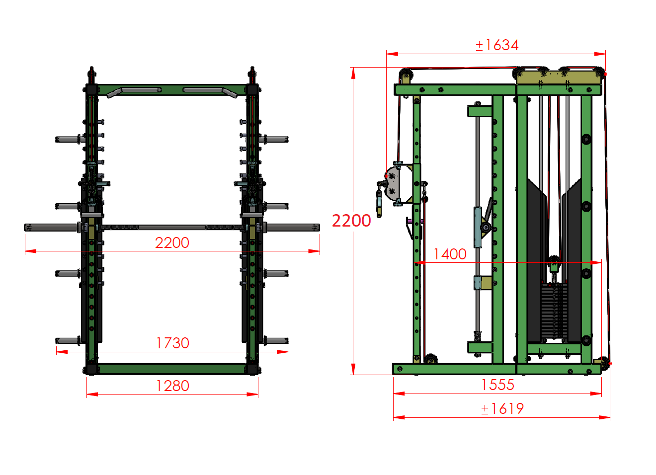 Ultimate Power Rack GYMEQUIP.EU Professional Gym Equipment