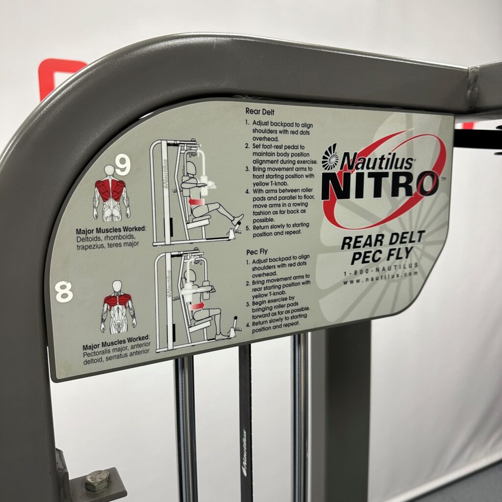 Nautilus Nitro Rear Delt Pec Fly - Branded Used Gym Equipment