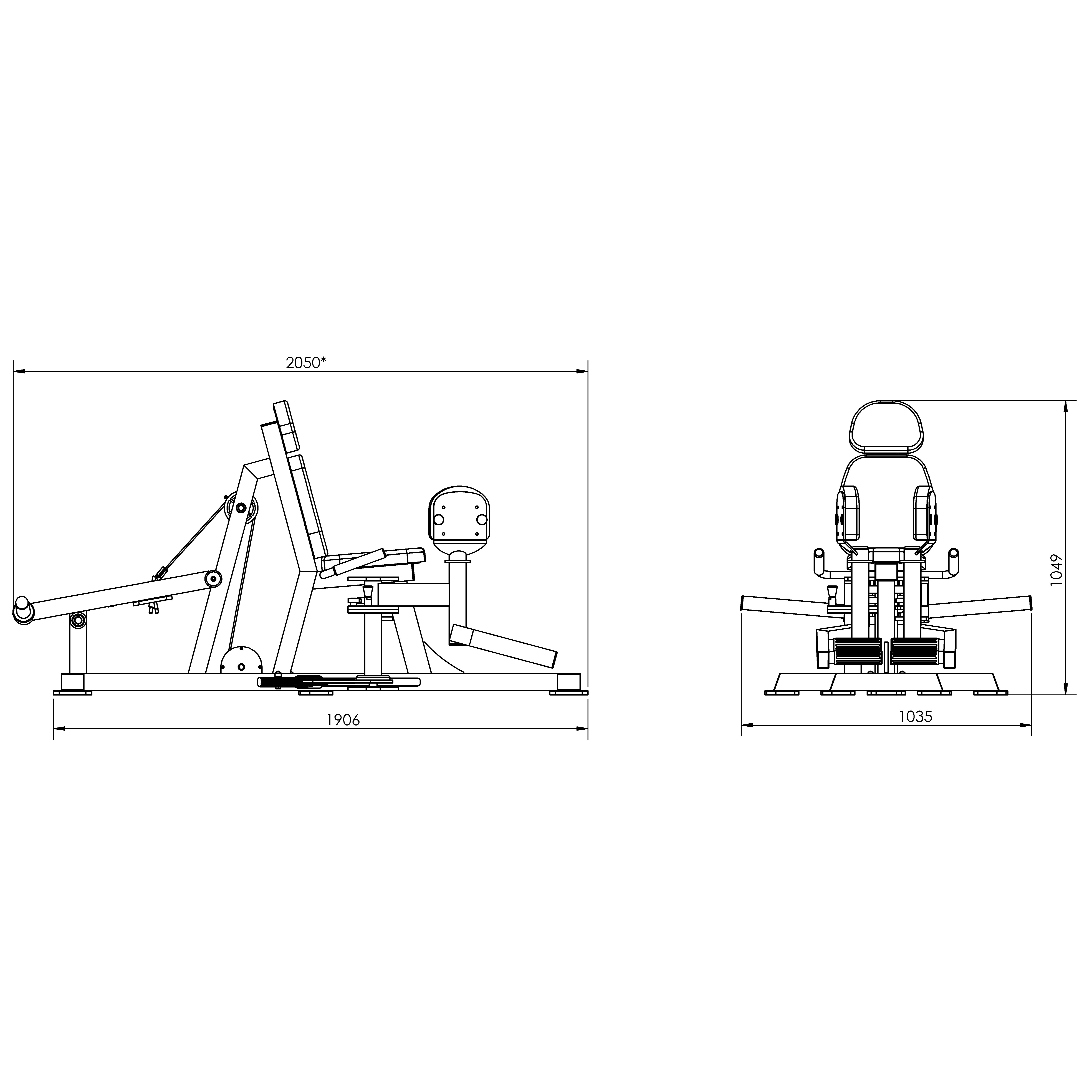 BruStyle-TC323-Abductor-Adductor-Machine-Plate-Loaded-11 BruStyle-TC323-Abductor-Adductor-Machine-Plate-Loaded-1