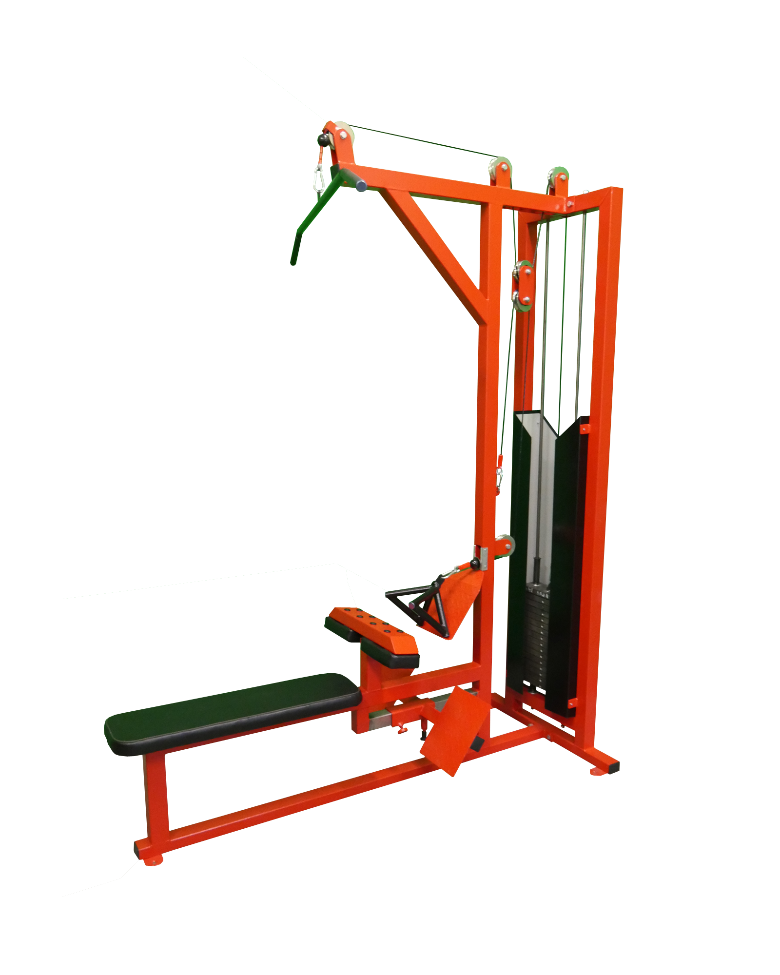 seated row lat pulldown